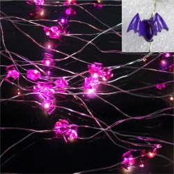LED string light bat ornament