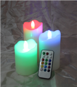 remote control RGB candle