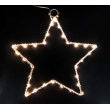 LED string light with iron star bracket