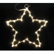 LED string light with iron star bracket